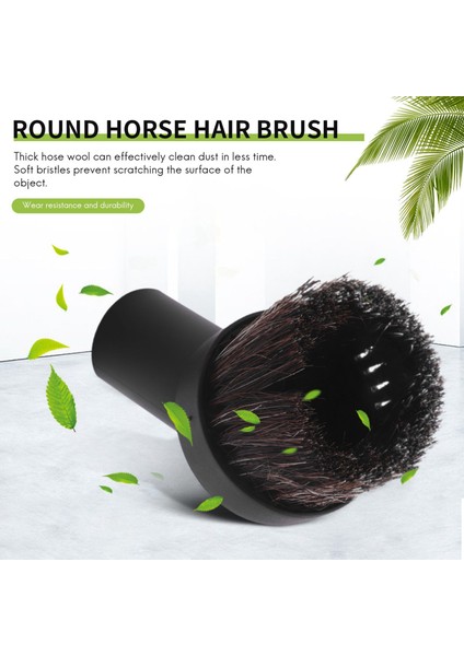 2x Toz Alma Fırçası Toz Alma Aparatı Elektrikli Süpürge Için Yuvarlak At Kılı 32MM (Yurt Dışından) fiyatları