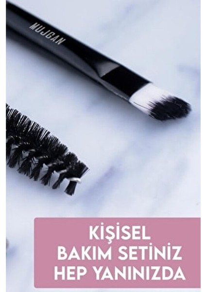 Kaş ve Kirpik Bakım Seti 5 Parça Siyah Renk Pratik Kullanım İçin Tasarlandı