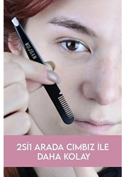 Kaş ve Kirpik Bakım Seti 5 Parça Siyah Renk Pratik Kullanım İçin Tasarlandı