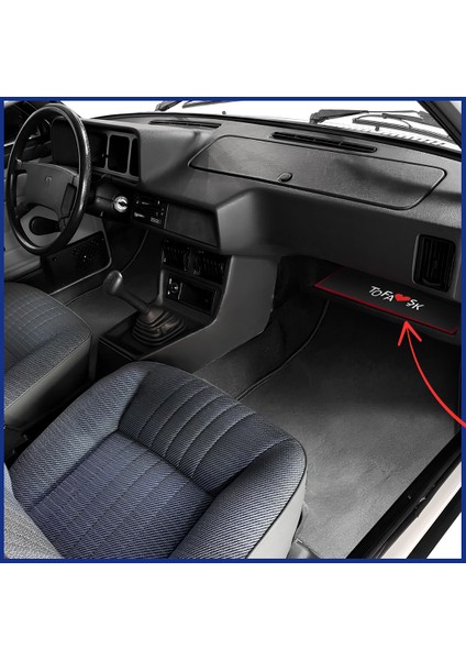 Tofaş Şahin Doğan Kartal Torpido Alt Sehpa Koruma Halısı Örtüsü | Tofaş Torpido Alt Kaplama Halısı modelleri