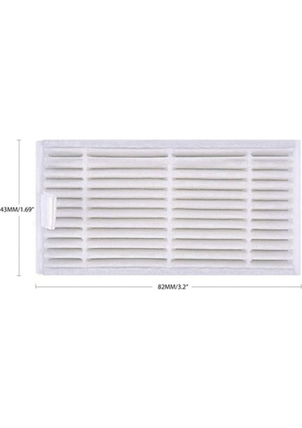 V5 V5S V3 V3S V50 Pro V55 X5 Robot Süpürge Yedek Parçaları Için 10 Adet Hepa Filtre (Yurt Dışından) fiyatları