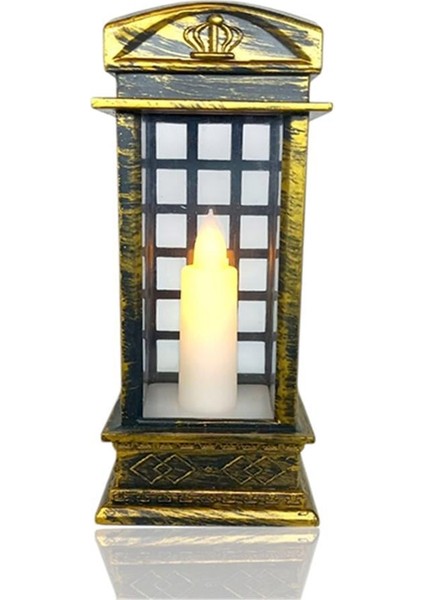 Londın Telefon Kulübesi Tasarımlı Dekoratif Ledli Işık Bronz fiyatları