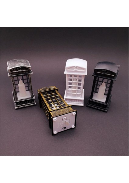 Londın Telefon Kulübesi Tasarımlı Dekoratif Ledli Işık Bronz indirimleri