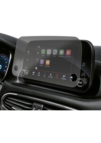 Fiat Egea Uyumlu 7 Inç Navigasyon Mat Görünüm 9h Nano Ekran Koruyucu