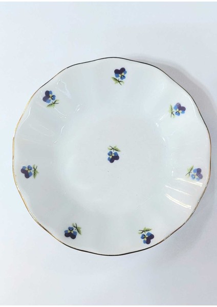 Porselen Mavi Hercai 12LI Çay Tabağı fiyatları