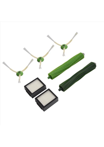 I7 I7+/ı7 Plus E5 E6 E7 Serisi Robot Süpürge Için Yedek Aksesuar Seti, 2 Filtre + 3 Fırça + 1 Çoklu Kauçuk Fırça (Yurt Dışından) fiyatları