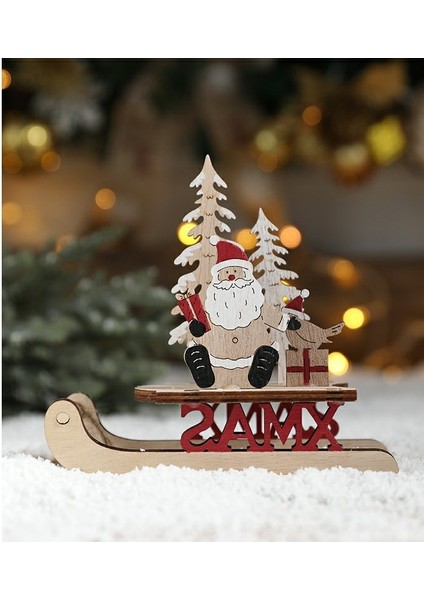 Noel Kızağı Geyiği Ahşap Tasarım Noel Dekorasyonu (Yurt Dışından) modelleri