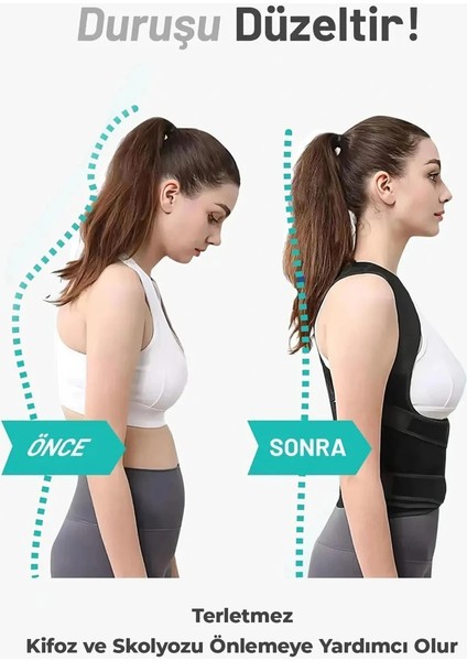 Unisex Dik Duruş Korsesi Sırt Korsesi Kambur Önleyici Dik Durma Korsesi Omuz Bel Korsesi fırsatları