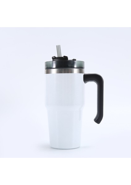 Saplı ve Pipetli Düz Tabanlı Bardak Yalıtımlı Paslanmaz Çelik Bardak Bpa Içermez (Yurt Dışından)