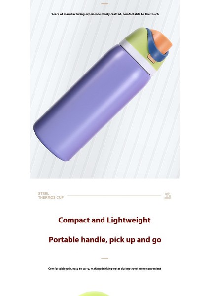 Hand Leak-Proof Sızdırmaz Çelik Termos 720 ml (Yurt Dışından) indirimleri