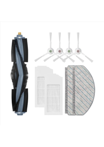 2set Ecovacs Deebot T10 Plus Robot Vacuma Seğerler Yedek Kararları Ana Farka San Fırch Hepa Filtresi (Yurt Dışından)