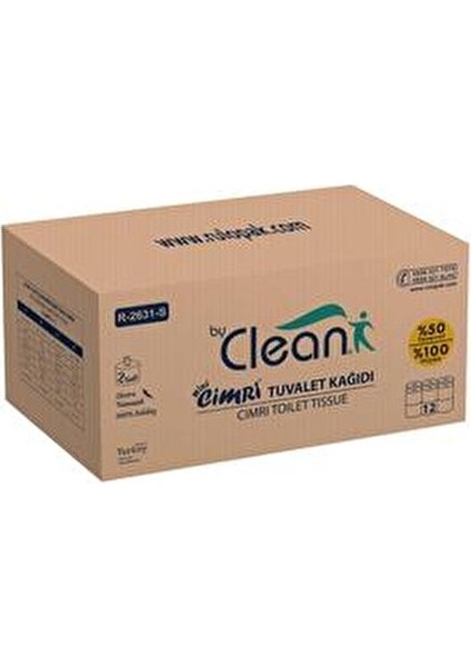 By Clean Mini Cimri Tuvalet Kağıdı 2 Katlı 12 Rulo 4 Kg Ekonomik ve Dayanıklı modelleri