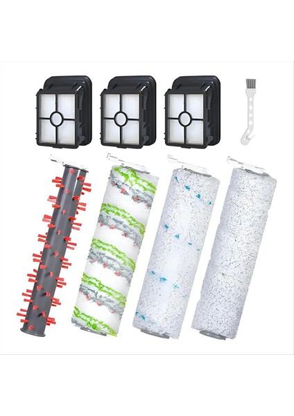 7pcs Silindir Fırçaları ve Bissell Crosswave Için Filtre Değiştirme 2554 2554A Vakum Süpürme Robot Aksesuarları (Yurt Dışından)