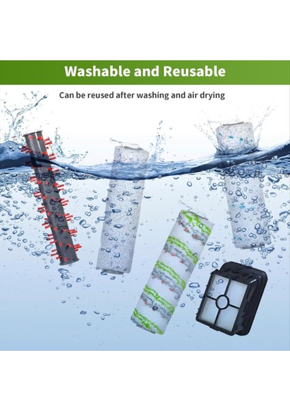 7pcs Silindir Fırçaları ve Bissell Crosswave Için Filtre Değiştirme 2554 2554A Vakum Süpürme Robot Aksesuarları (Yurt Dışından) indirimleri