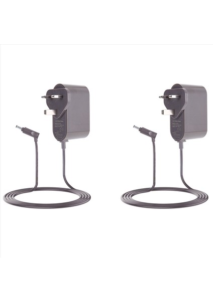2x Şarj Adaptör Adaptörü 26 1V Dyson V6 V7 V8 Kordon Free-Handhelds Stick Vakum Güç Kaynak Kablosu Şarj Cihazı Ingiltere Fişi (Yurt Dışından)