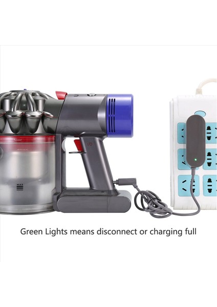 2x Şarj Adaptör Adaptörü 26 1V Dyson V6 V7 V8 Kordon Free-Handhelds Stick Vakum Güç Kaynak Kablosu Şarj Cihazı Ingiltere Fişi (Yurt Dışından) fırsatları