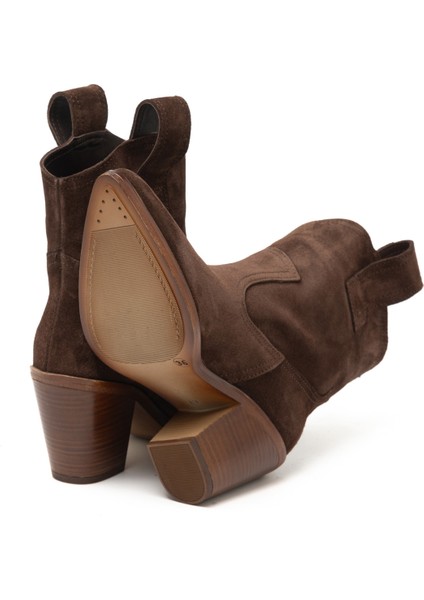 Kadın Bot RC-25K-001-R17301 John May Kahve Süet 7 indirimleri