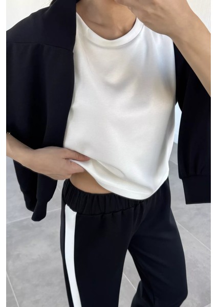 Kadın Alt Eşofman Likralı Atlet Sweat Üçlü Eşofman Takımı P-00018929 fiyatları