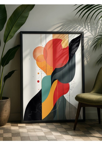 Renklerin Akışkanlığı Dijital Baskı Poster (Çerçevesiz) modelleri