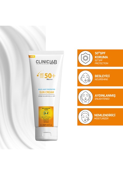 50+Spf Koruyucu Güneş Kremi 50 mL ( Yeni nesil filtre ve Mavi ışık korumalı) fiyatları