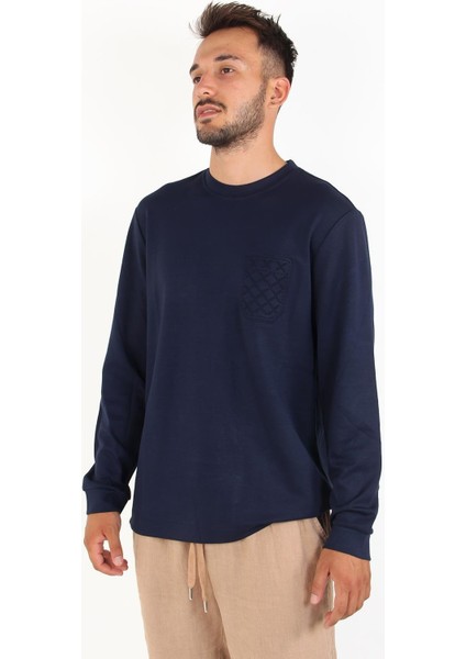 4420 Osho Sol Göğsü Desenli O Yaka Uzun Kol fiyatları