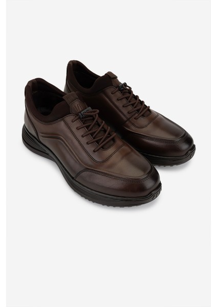 Erkek Hakiki Deri Kahverengi Sneakers & Spor Ayakkabı 298 2625-7102 Erk Ayk SK25-26 Kahve Slvr Alkl fiyatları