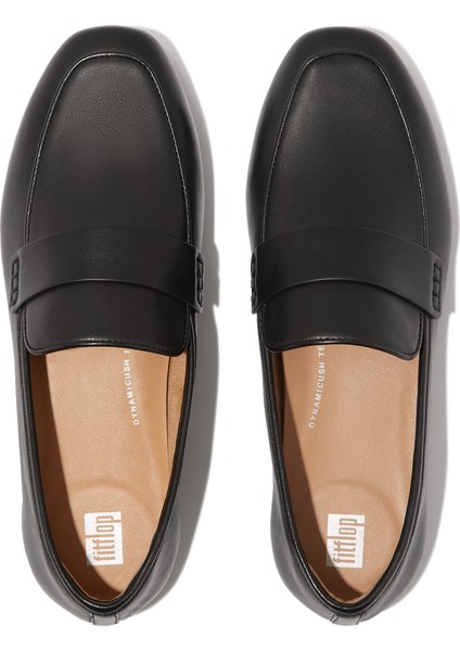 Kadın Oxford ( Klasik) HX9-001 Fitflop Delıcato Soft Leather Loafers Black modelleri