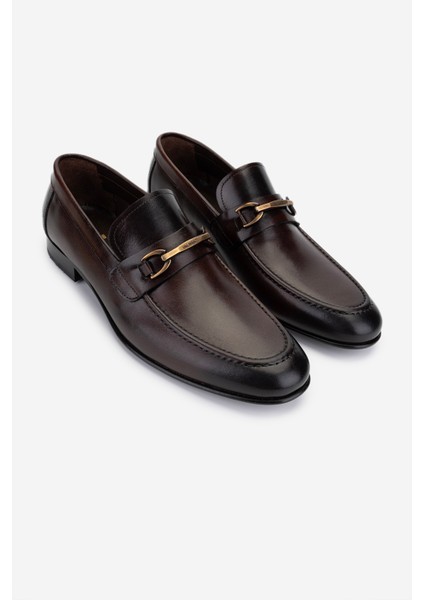 Erkek Hakiki Deri Kahverengi Makosen Ayakkabı 16 VAL-5959 Erk Ayk Y25 Kahve fiyatları