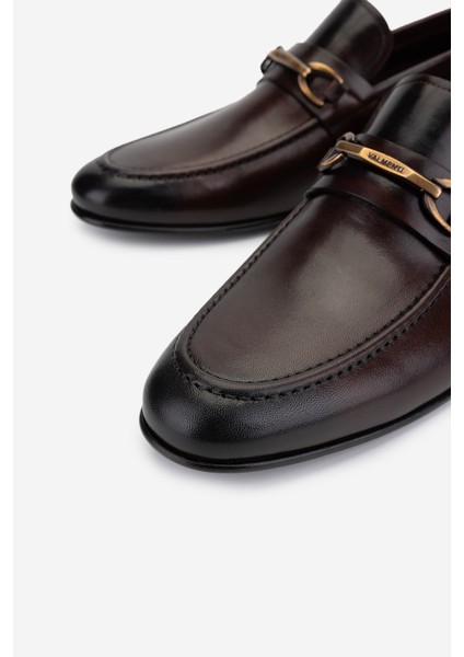 Erkek Hakiki Deri Kahverengi Makosen Ayakkabı 16 VAL-5959 Erk Ayk Y25 Kahve modelleri