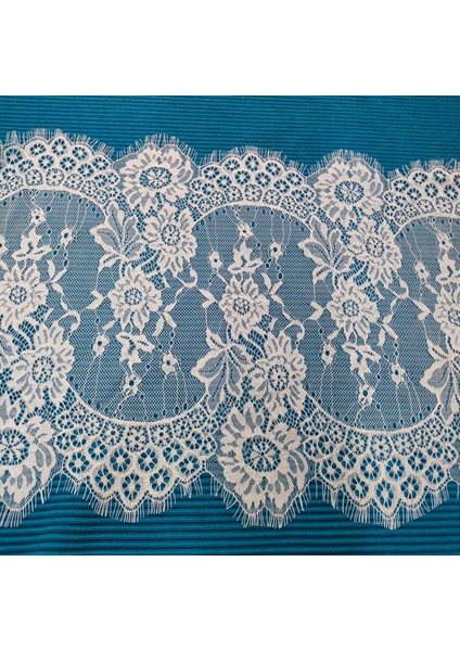 Sakallı Dantel (Kod A396) Eni 33 cm Boy 1 Adet 3 Metre Beyaz modelleri