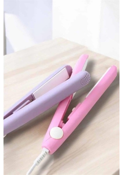 Techmrt Seramik Kaplama Taşınabilir Mini Saç Düzleştirici Seyahat Dostu Tasarım