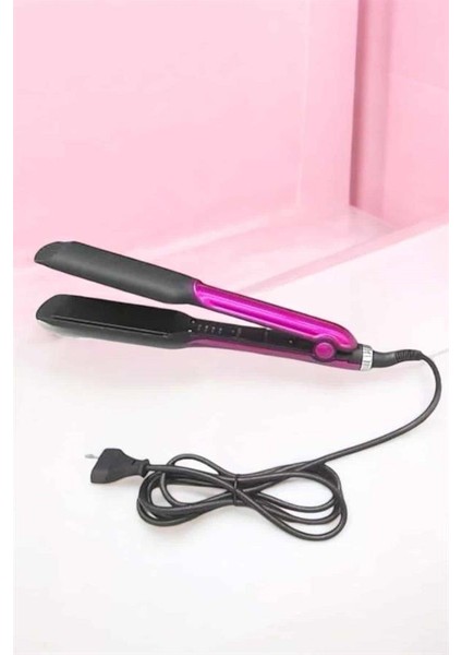 Techmrt Saç Düzleştirici Isı Ayarlı Seramik Kaplama Döner Kablo Yıpranma Karşıtı