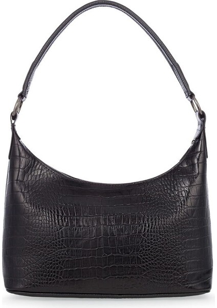 Kroko Siyah Kadın Omuz Çantası Blm 8107-KR modelleri