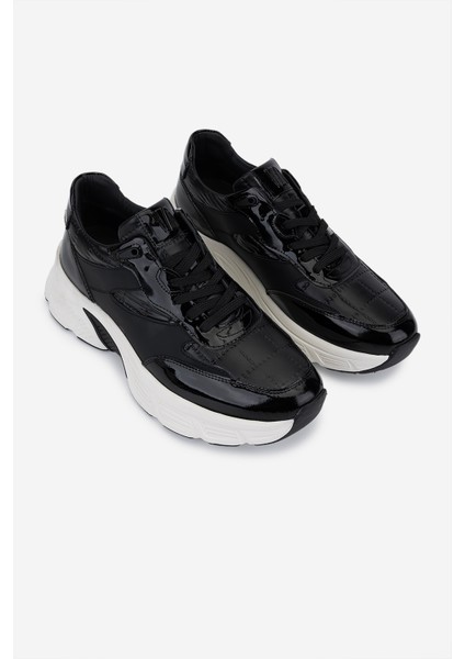 Erkek Hakiki Deri Siyah Sneakers & Spor Ayakkabı 381 22020 Erk Ayk SK25-26 Sıyah/prst fiyatları