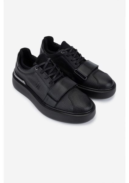 Erkek Hakiki Deri Siyah Sneakers & Spor Ayakkabı 352 23106 Erk Ayk SK25-26 Siyah Bnckl fiyatları