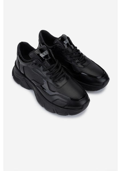 Erkek Hakiki Deri Siyah Sneakers & Spor Ayakkabı 381 22050 Erk Ayk SK25-26 Sıyah fiyatları