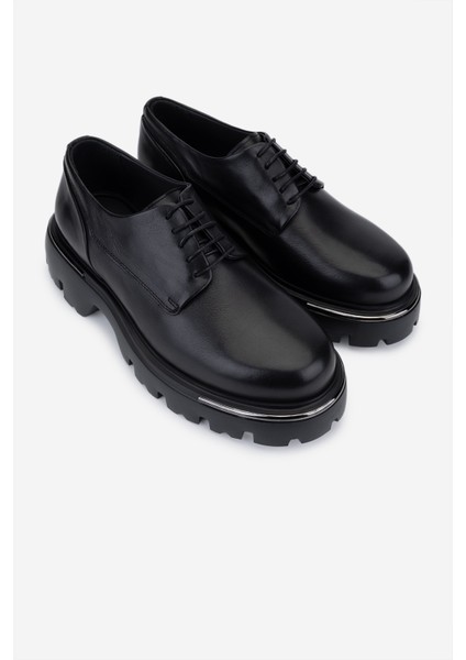 Erkek Hakiki Deri Siyah Deri Casual Ayakkabı 381 22267 Erk Ayk SK25-26 Sıyah Dr fiyatları