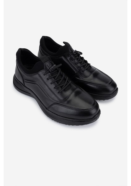 Erkek Hakiki Deri Siyah Sneakers & Spor Ayakkabı 298 2625-7102 Erk Ayk SK25-26 Sıyah Atlas fiyatları