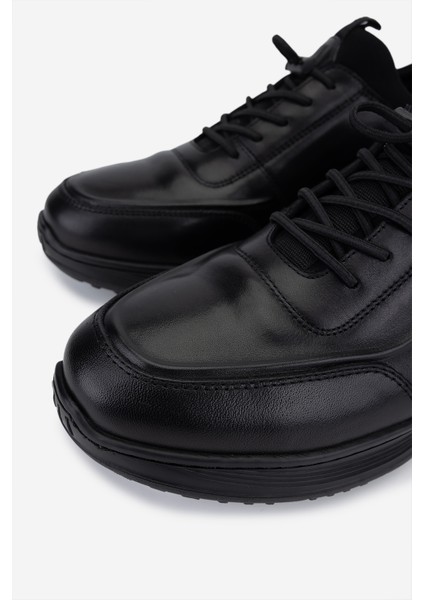 Erkek Hakiki Deri Siyah Sneakers & Spor Ayakkabı 298 2625-7102 Erk Ayk SK25-26 Sıyah Atlas modelleri