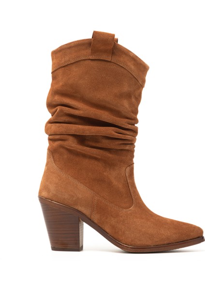 Kadın Çizme RC-25K-001-R17300 John May Taba Süet