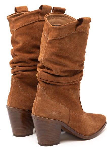 Kadın Çizme RC-25K-001-R17300 John May Taba Süet fırsatları