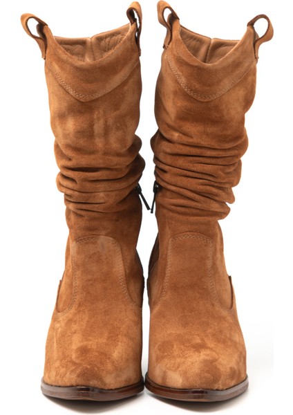 Kadın Çizme RC-25K-001-R17300 John May Taba Süet