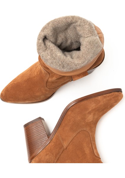 Kadın Çizme RC-25K-001-R17300 John May Taba Süet