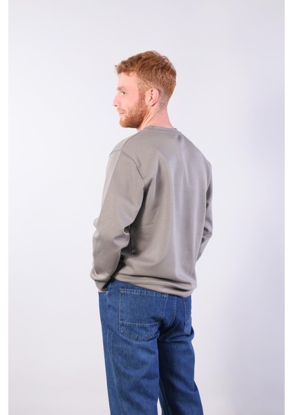 1218 O Yaka Dubleface Interlok Sweat modelleri