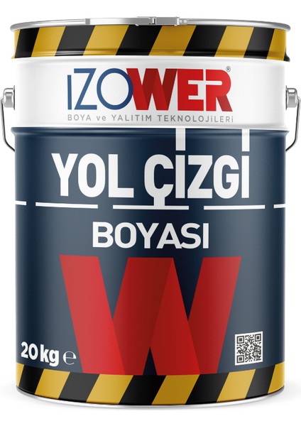 Izower Yol Çizgi Boyası 20KG - Ral 3020 - Bayrak Kırmızı