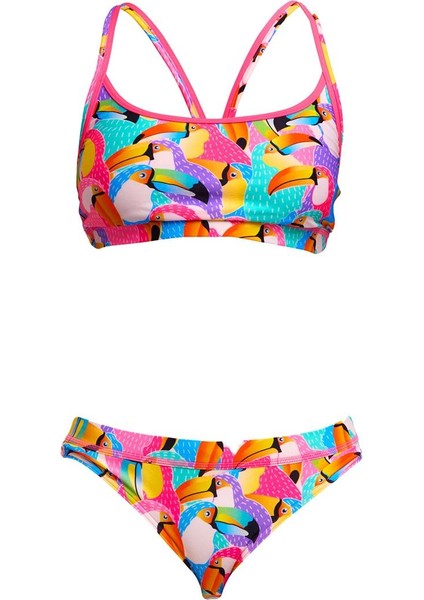 Tou By Tou Kadın Bikini Takımı – Sporcu Üst & Brief Alt, Klora Dayanıklı, Konforlu ve Şık