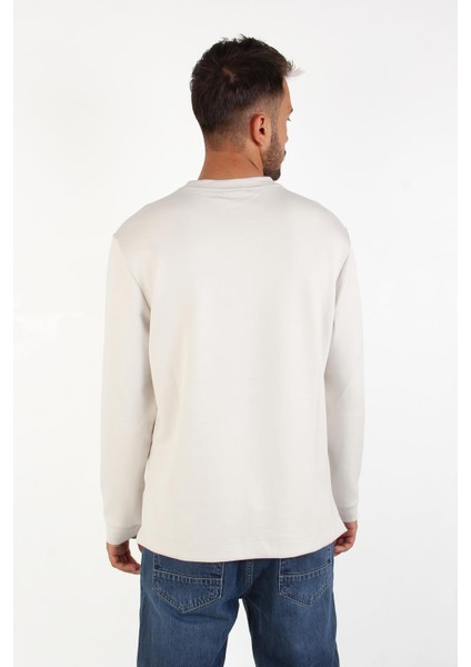 4420 Osho Sol Göğsü Desenli O Yaka Uzun Kol modelleri