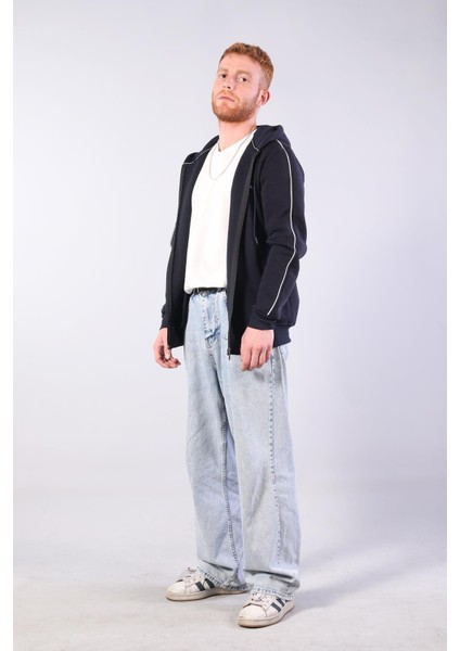 8625 Overdose Nakışlı Fermuarlı Kapşonlu Sweat fırsatları