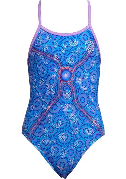 Ss Sea Dreams Kız Çocuk Tek Askılı Yüzücü Mayosu | Renkli ve Konforlu Tasarım