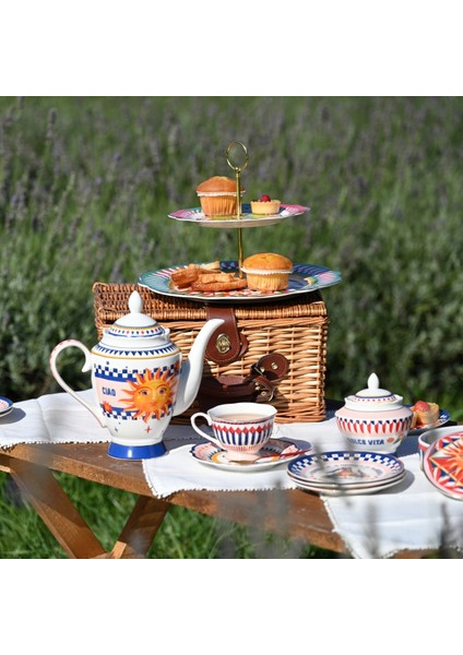 Dolce Vita Çok Renkli Çay Fincanı Takımı modelleri